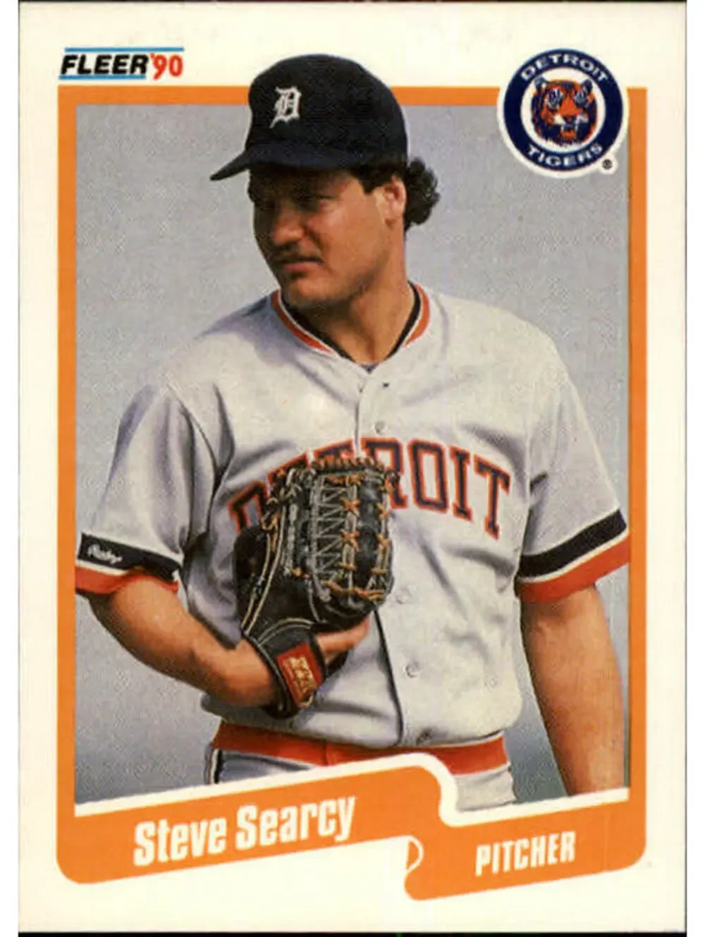 1990 Steve Searcy Fleer Baseball Card #615